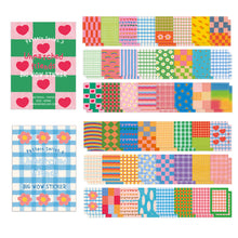 Load image into Gallery viewer, Monolike Big Wow Sticker Unmatched Friends Pattern Series.3 + Series.4 Set - Big Size Cute Stickers, Square Stickers

