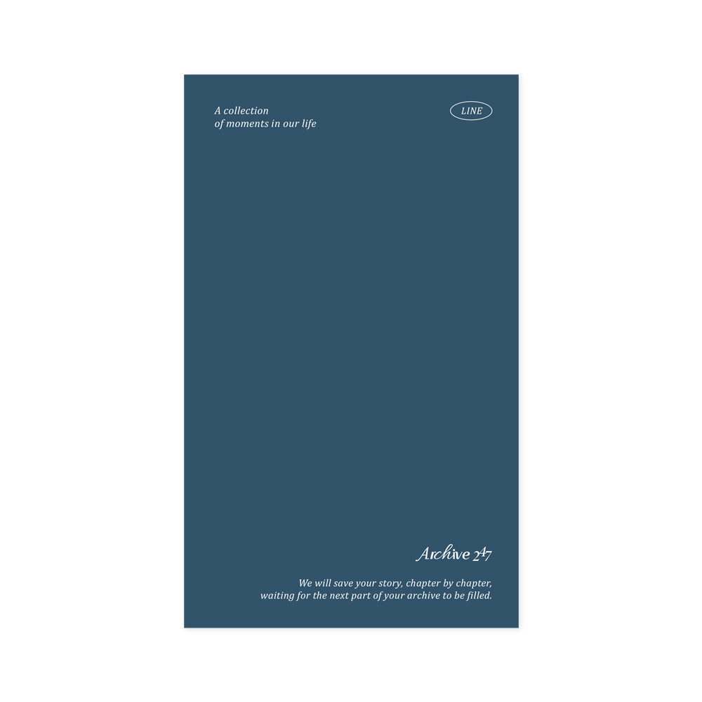 Monolike Archive 247 Solid PVC Handy Notebook, Navy - Exposed Binding, PVC cover, Academic, Journal, Diary, 160pages