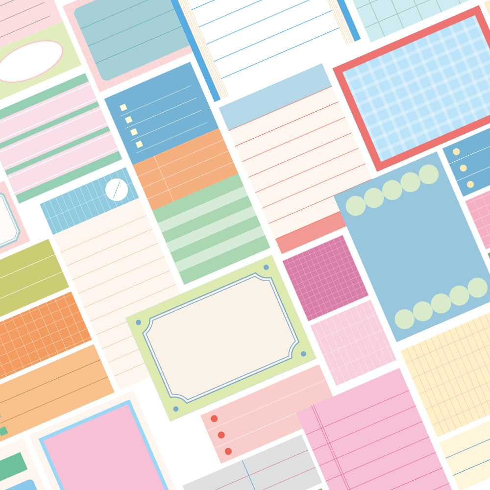 Monolike Plan Sticker Pack Series.2 (102Pcs) - Variety pack, journal, scrapbook, waterproof, fancy sticker