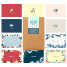 Load image into Gallery viewer, Monolike Secret Garden Single card - mix 12 pack, greeting card, 3.9x5.8"
