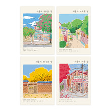 Load image into Gallery viewer, Monolike A5 Stitch Line Note Seoul 4P C SET - Academic Notebook, Line Notebook, 48page
