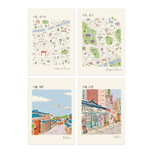 Load image into Gallery viewer, Monolike A5 Stitch Line Note Seoul 4P A SET - Academic Notebook, Line Notebook, 48page
