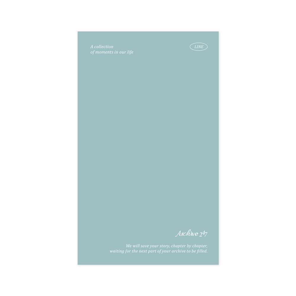 Monolike Archive 247 Solid PVC Handy Notebook, Sky - Exposed Binding, PVC cover, Academic, Journal, Diary, 160pages