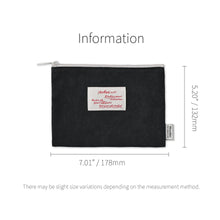 Load image into Gallery viewer, Monolike Archive 247 Faded Flat Pouch, Dark Gray - Makeup Bag, Cosmetic Bag, Travel Bag, Toiletry Bag, Organizer, Storage Bag
