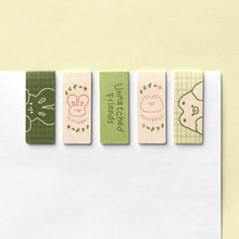 Load image into Gallery viewer, Monolike Magnetic Bookmarks Unmatched Friends Series.2, Set of 5
