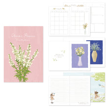 Load image into Gallery viewer, Monolike B6 Olivia&#39;s Flowers Diary 6 Month Planner, Pink - Academic Planner, Weekly &amp; Monthly Planner, Scheduler, Undated Planner, 128x182mm
