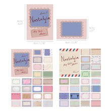 Load image into Gallery viewer, Monolike Big Wow Sticker Nostalgia Series.1 + Series.2 Set - Big Size Cute Stickers, Square Stickers

