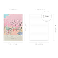 Load image into Gallery viewer, Monolike Journal For Beyond Seoul Today’s Season Hardcover Lined Notebook, Spring - Hardcover, Academic, Journal, Diary, 192pages
