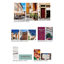 Load image into Gallery viewer, Monolike Pix Fix 103 Capture The Life Italy - Aesthetic Scrapbooking Material, Writable Tracing Paper and Postcards for Planners and Journals Decor

