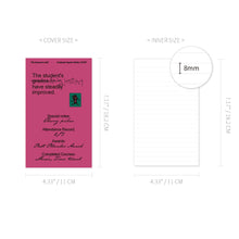 Load image into Gallery viewer, Monolike OrDinary Days PVC Handy Notebook, Student - Exposed Binding, PVC cover, Academic, Journal, Diary, 160pages
