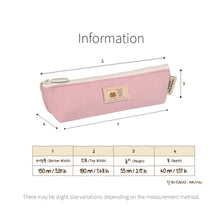 Load image into Gallery viewer, Monolike Unmatched Friends Canoe Pencil Case, Beige - Slim Stationery Pouch, Lightweight Pen Organizer, Portable Pencil Bag for Everyday Use
