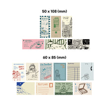 Load image into Gallery viewer, Monolike Old Town Sticker Pack (102pcs) - Aesthetic Scrapbooking Material, Writable Paper Sticker Set for Planners and Journals Decor
