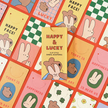 Load image into Gallery viewer, Monolike Bandal Bookmarks Happy and Lucky + Happy and Lucky Littles 120 Pieces
