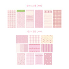 Load image into Gallery viewer, Monolike Strawberry Vanilla Sticker Pack (102pcs) - Aesthetic Scrapbooking Material, Writable Paper Sticker Set for Planners and Journals Decor
