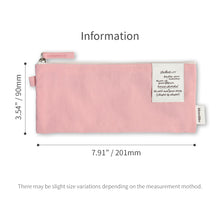 Load image into Gallery viewer, Monolike Archive 247 Flat Pen Case, Pink - Pencil Pouch, Portable Pencil Bag, Pencil Case, Office Pouch case, Pen case
