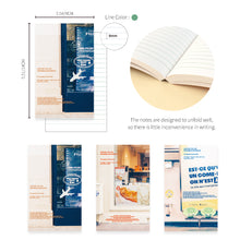 Load image into Gallery viewer, Monolike CAPTURE THE LIFE Paperback Line Notebook 3p B-SET_Art design note, Mini note, Line note, Notebook, 192 Pages, 4.13x6.69
