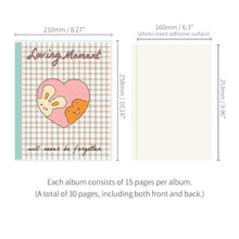 Load image into Gallery viewer, Monolike Unmatched Friends PVC Adhesive Photo Album, Heart - Photo Album, Photo Book, Adhesive Album, Design Album
