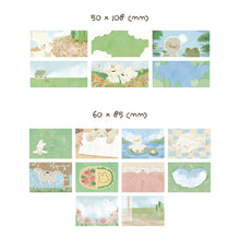 Load image into Gallery viewer, Monolike Cozy Days Sticker Pack (102pcs) - Aesthetic Scrapbooking Material, Writable Paper Sticker Set for Planners and Journals Decor

