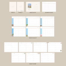 Load image into Gallery viewer, Monolike Seoul : Today&#39;s Season 6-Month Hardcover Diary, Namsan Mountain - Undated Academic Weekly &amp; Monthly Planner
