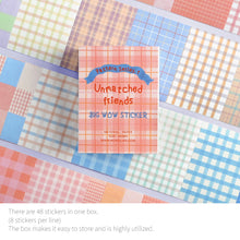 Load image into Gallery viewer, Monolike Big Wow Sticker Unmatched Friends Pattern Series.1 + Series.2 Set - Big Size Cute Stickers, Square Stickers
