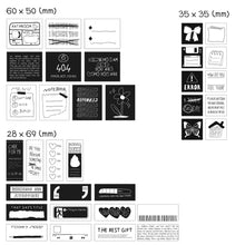 Load image into Gallery viewer, Monolike Little Doodle Sticker Pack (102Pcs) - Variety pack, journal, scrapbook, waterproof, fancy sticker

