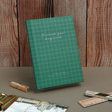 Load image into Gallery viewer, Monolike Journal For Beyond Hardcover Lined Notebook, Green - Hardcover, Academic, Journal, Diary, 112pages
