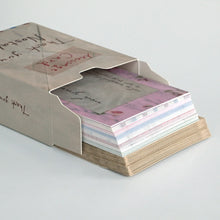 Load image into Gallery viewer, Monolike Message Nostalgia Thank you Card - Mix 40 Mini Postcards, 20 envelopes Package
