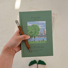 Load image into Gallery viewer, Monolike Journal For Beyond Seoul Today’s Season Hardcover Lined Notebook, Park - Hardcover, Academic, Journal, Diary, 192pages
