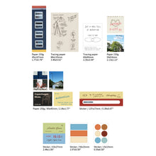 Load image into Gallery viewer, Monolike Pix Fix 101 Capture The Life Copenhagen - Aesthetic Scrapbooking Material, Writable Tracing Paper and Postcards for Planners and Journals Decor
