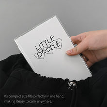 Load image into Gallery viewer, Monolike Little Doodle PVC Handy Notebook, Triple Heart - Exposed Binding, PVC cover, Academic, Journal, Diary, 160pages
