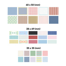Load image into Gallery viewer, Monolike Plan Pattern Sticker pack (102Pcs) - Variety pack, Journal, Scrapbook, Fancy Sticker, Paper
