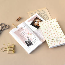 Load image into Gallery viewer, Monolike Olivia&#39;s Flowers Paperback Line Notebook - 02. Ivory_Design note, Mini note, Simple note, Notebook, 192 Pages, 4.13x6.69
