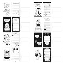 Load image into Gallery viewer, Monolike Littledoodle Series.2 Happy Birthday Mini Letter Set - 8Type, 32 Sheets &amp; 16 Envelopes, Cute Aesthetic Stationery
