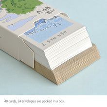 Load image into Gallery viewer, Monolike Day by Day Card, 101 Seoul Twelve Months - Mix 48 Mini Single cards, 24 envelopes Package
