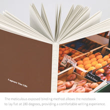Load image into Gallery viewer, Monolike Capture The Life PVC Handy Notebook, Fruit store - Exposed Binding, PVC cover, Academic, Journal, Diary, 160pages
