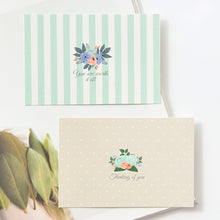 Load image into Gallery viewer, Monolike Secret Garden Single card - mix 12 pack, greeting card, 3.9x5.8"
