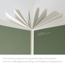 Load image into Gallery viewer, Monolike Archive 247 Solid PVC Handy Notebook, Khaki - Exposed Binding, PVC cover, Academic, Journal, Diary, 160pages
