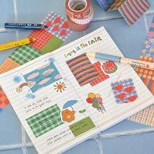 Load image into Gallery viewer, Monolike Big Wow Sticker Unmatched Friends Pattern Series.3 + Series.4 Set - Big Size Cute Stickers, Square Stickers
