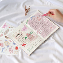 Load image into Gallery viewer, Monolike Dear Sweet Theme Sticker 6P Set - Aesthetic Removable Stickers for Journaling, Scrapbooking, Multicolor, Size: 4.33 x 5.51 inches
