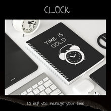 Load image into Gallery viewer, Monolike Little Doodle 4 Month Study Planner, Clock - Academic Planner, Weekly &amp; Monthly Planner, Study plan
