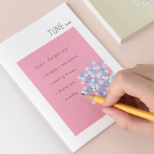 Load image into Gallery viewer, Monolike Memopad Flower For You A SET - 4 Packs, 4 Different Designs, 100 Sheets Per Pad, Total 400 Sheets, Note pads, Writing pads
