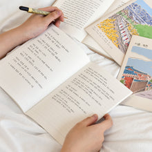 Load image into Gallery viewer, Monolike A5 Stitch Line Note Seoul 4P B SET - Academic Notebook, Line Notebook, 48page
