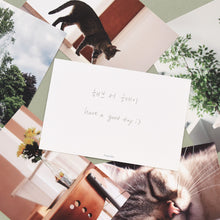 Load image into Gallery viewer, Monolike Mellow B Single card - mix 12 pack, greeting card, 3.9x5.8"
