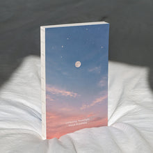 Load image into Gallery viewer, Monolike PVC Handy Planner Notebook Moonlight, Rosy night - Undated 5 Month Planner, Handheld Lay Flat Diary with Clear PVC Pocket Cover for Office
