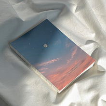 Load image into Gallery viewer, Monolike Moonlight 6 Month Undated Planner, Rosy night - B6 Lay Flat Diary with Clear PVC Pocket &amp; Hologram Foil Cover for Office
