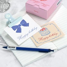 Load image into Gallery viewer, Monolike Message Dear Sweet birthday Card - Mix 40 Mini Postcards, 20 envelopes Package
