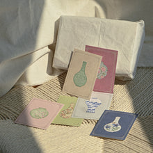 Load image into Gallery viewer, Monolike Day by Day Card, 104 Pottery - Mix 48 Mini Single cards, 24 envelopes Package
