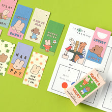 Load image into Gallery viewer, Monolike Bandal Bookmarks Happy and Lucky + Happy and Lucky Littles 120 Pieces
