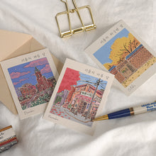 Load image into Gallery viewer, Monolike Day by Day Card, 101 Seoul Twelve Months - Mix 48 Mini Single cards, 24 envelopes Package
