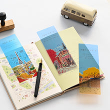 Load image into Gallery viewer, Monolike Seoul Fall + Winter Acrylic Bookmark 6P SET - Modern Book Accessory for Aesthetic Reading

